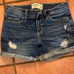 Abercrombie kids Jean shorts size 11/12